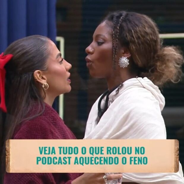 Tina Calamba discutiu com Thaíde após a formação da Roça