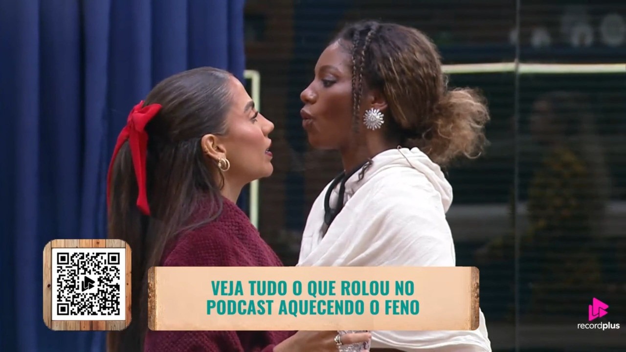 Tina Calamba discutiu com Thaíde após a formação da Roça
