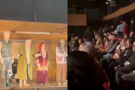O ator afirmou que sombras projetadas no cenário afetaram a apresentação 
