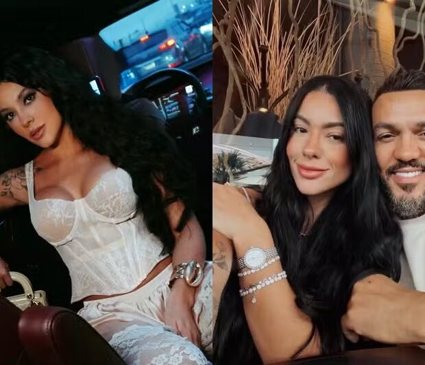 Belo e Rayane Figliuzzi vivem um relacionamento há cerca de dois anos