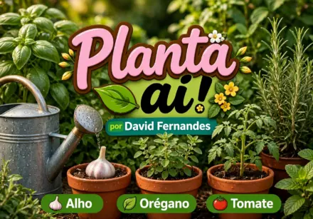 David Florim transforma a paixão pela jardinagem em conteúdo para o canal Planta Aí, no YouTube.