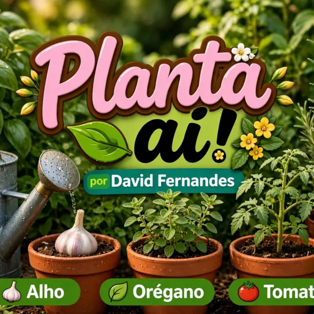 David Florim transforma a paixão pela jardinagem em conteúdo para o canal Planta Aí, no YouTube.