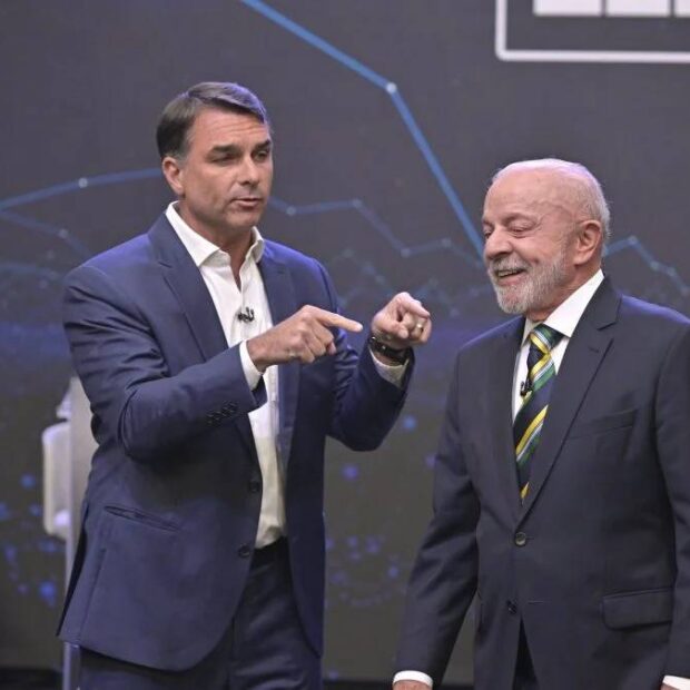 lula flavio bolsonaro debate band