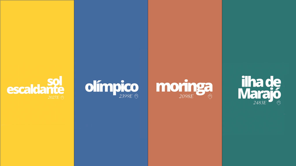 Cores do Ano 2027 da Tintas Eucatex / Crédito: Divulgação
