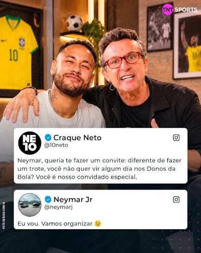 Neto prometeu receber o camisa 10 com tapete preto e branco do Santos