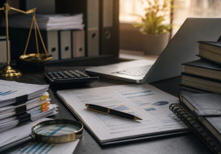 mesa de trabalho jurídico financeira
