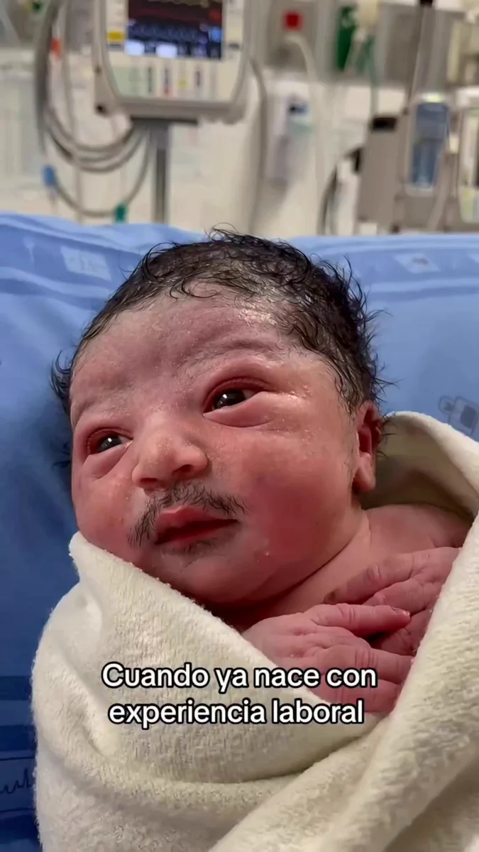 Bebê nasce de bigode no México? Vídeo viral esconde suspeita de IA