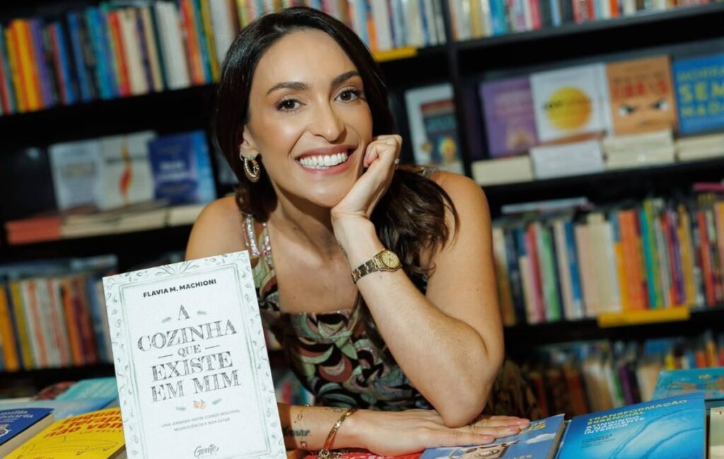 Flavia M. Machioni alcançou o primeiro lugar na lista de mais vendidos da Veja com seu livro de estreia.