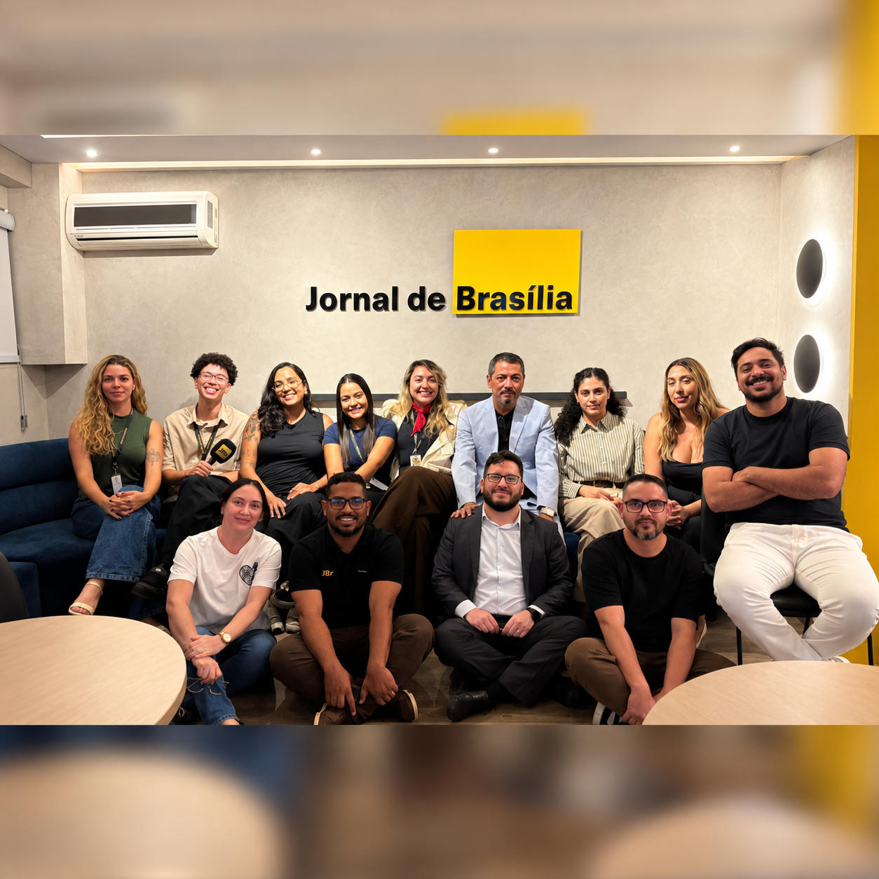 retrato da equipe do jornal de brasília
